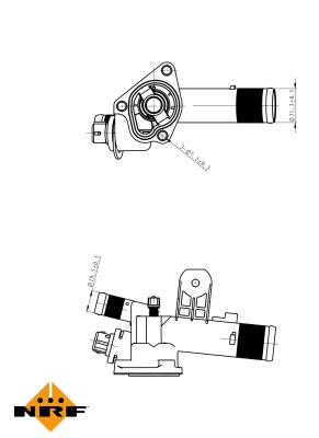 Termostat NRF 725056