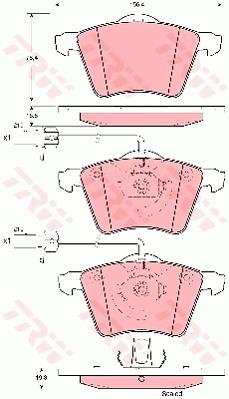 Klocki hamulcowe TRW GDB1459
