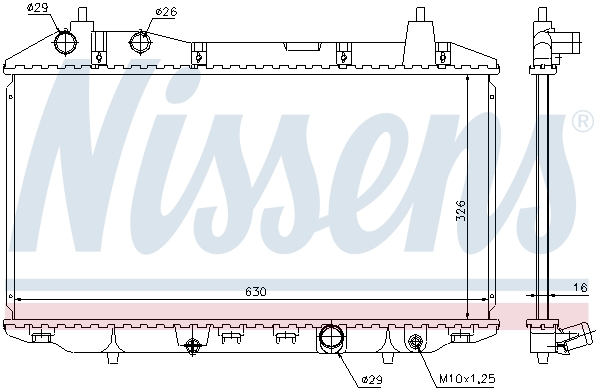 Chłodnica NISSENS 68147