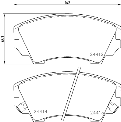 Klocki hamulcowe HELLA 8DB 355 013-041