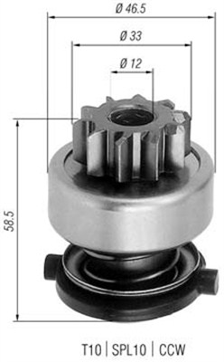 Bendiks rozrusznika MAGNETI MARELLI 940113020252