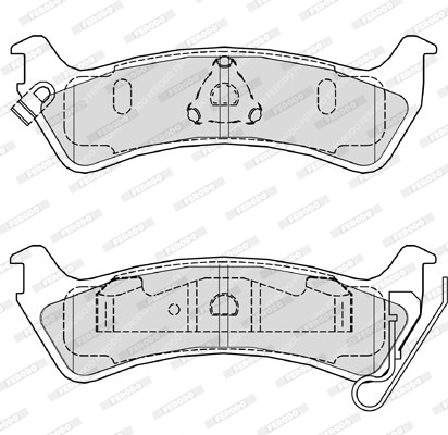 Klocki hamulcowe FERODO FDB1549