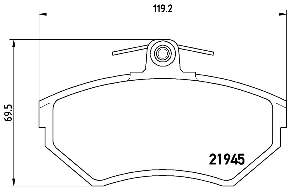 Klocki hamulcowe BREMBO P 85 042