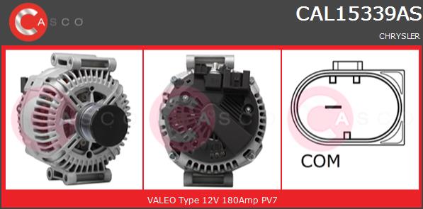 Alternator CASCO CAL15339AS