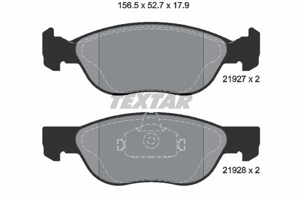 Klocki hamulcowe TEXTAR 2192703