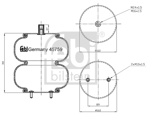 Miech powietrzny FEBI BILSTEIN 45759