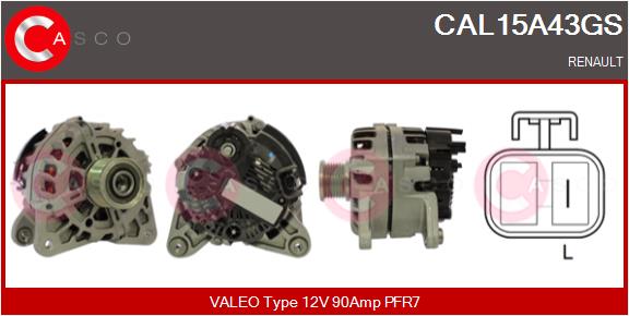 Alternator CASCO CAL15A43GS