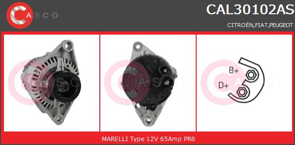 Alternator CASCO CAL30102AS