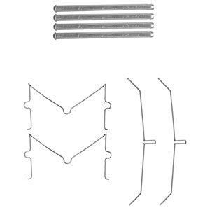 Zestaw akcesoriów montażowych  klocków hamulcowych DELPHI LX0637