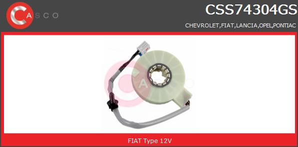 Czujnik kąta skrętu kierownicy CASCO CSS74304GS