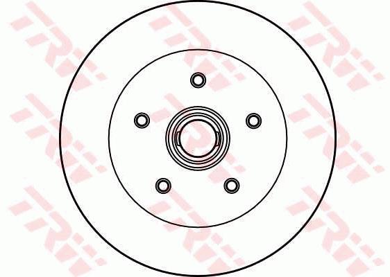 Tarcza hamulcowa TRW DF2587