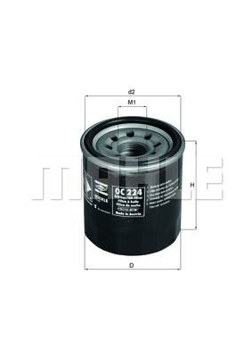 Filtr oleju KNECHT OC 224