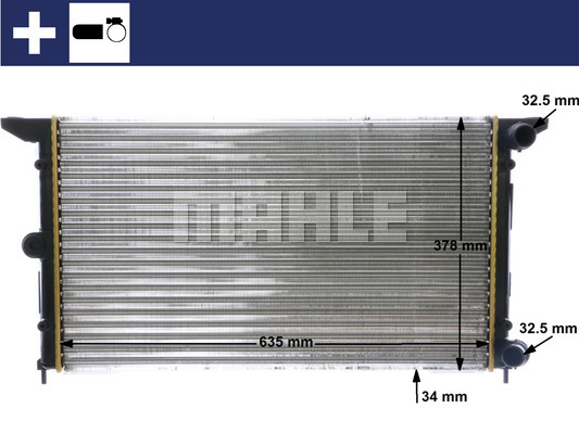 Chłodnica MAHLE CR 641 000S