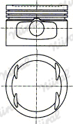 Tłok NÜRAL 87-124806-00