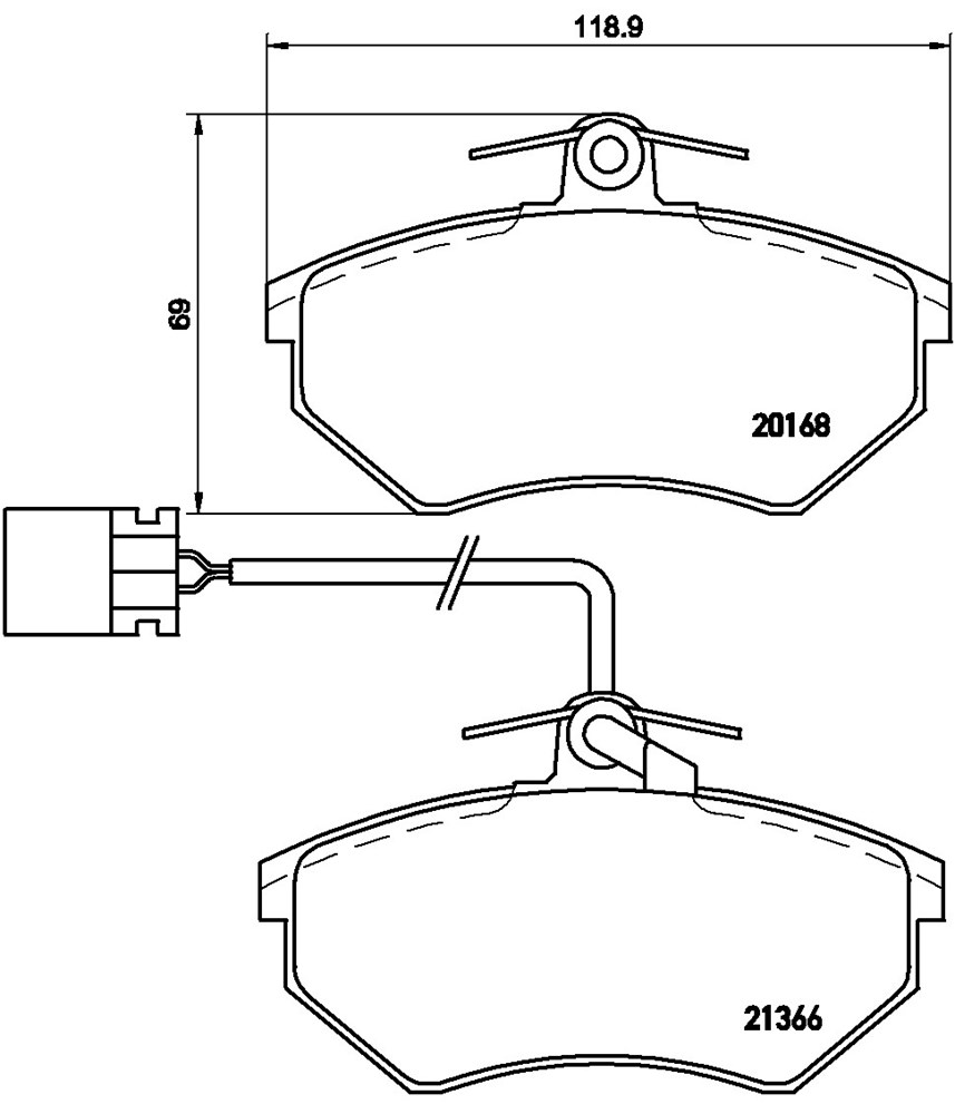 Klocki hamulcowe BREMBO P 85 034