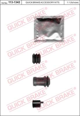Zestaw naprawczy zacisk hamulcowy QUICK BRAKE 113-1342