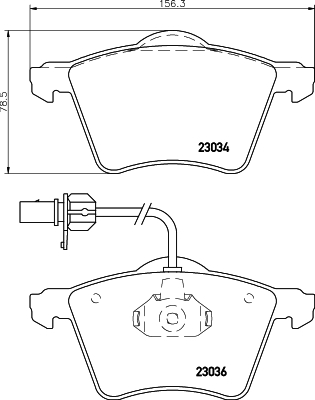 Klocki hamulcowe HELLA PAGID 8DB 355 008-771