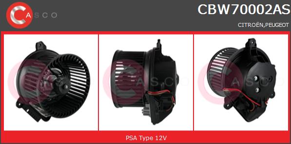 Wentylator wnętrza CASCO CBW70002AS
