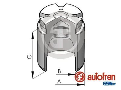 Tłoczek zacisku hamulcowego AUTOFREN SEINSA D025124