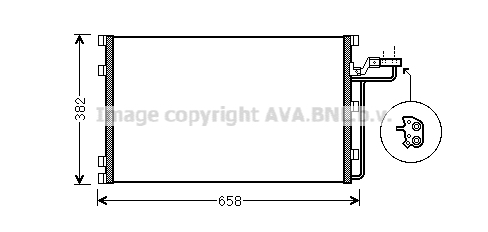 Skraplacz klimatyzacji AVA QUALITY COOLING VO5139