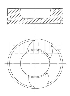 Tłok MAHLE 229 41 00
