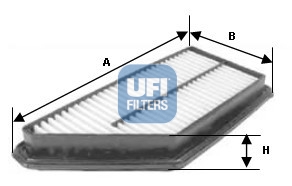 Filtr powietrza UFI 30.619.00