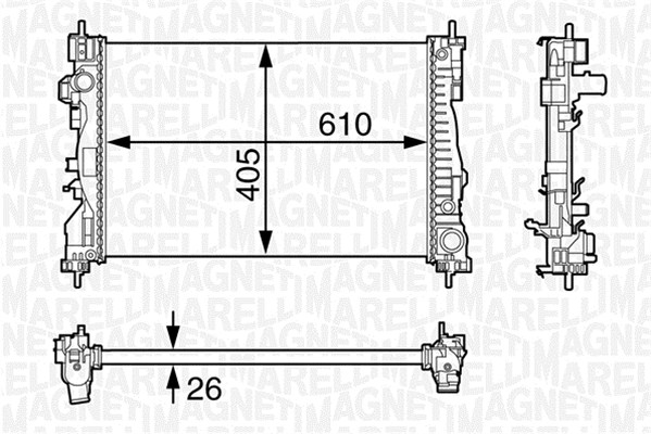 Chłodnica MAGNETI MARELLI 350213129700