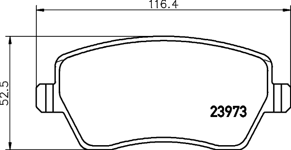 Klocki hamulcowe HELLA 8DB 355 010-851
