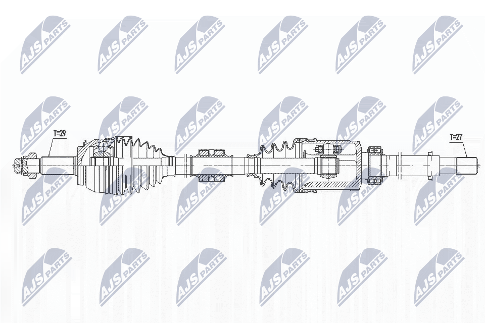 Wał napędowy NTY NPW-NS-080