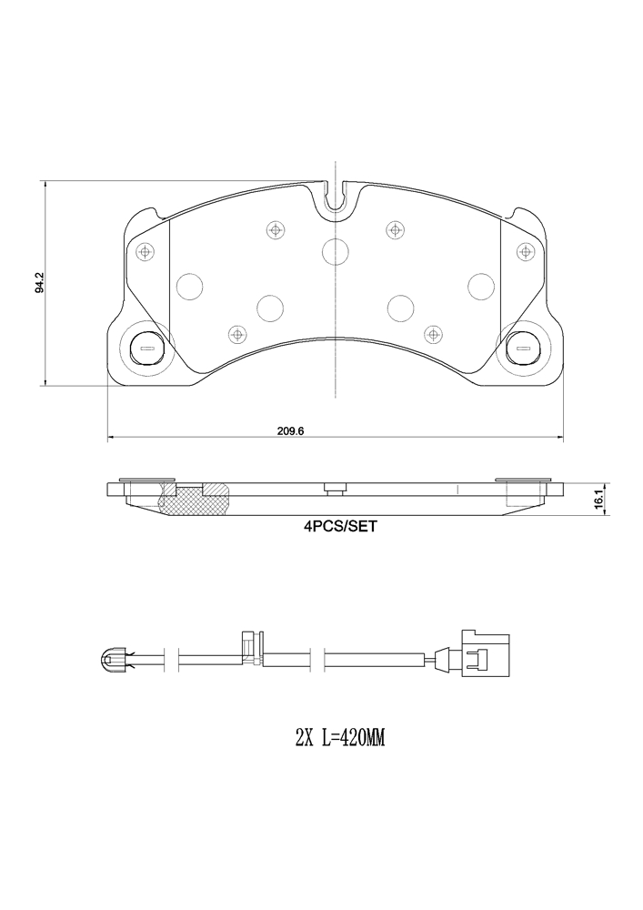 Klocki hamulcowe BREMBO P 65 049