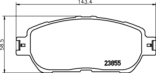 Klocki hamulcowe HELLA 8DB 355 014-441