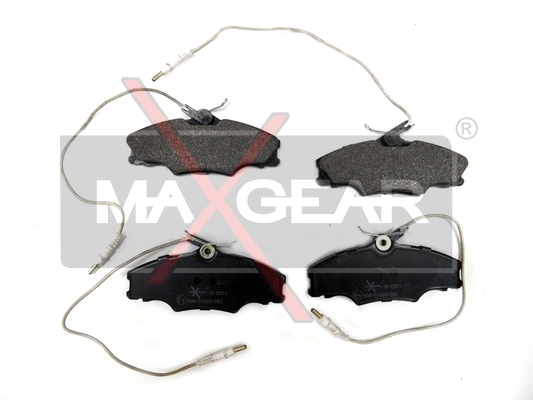 Klocki hamulcowe MAXGEAR 19-0551
