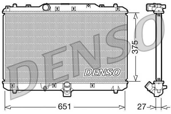 Chłodnica DENSO DRM47022