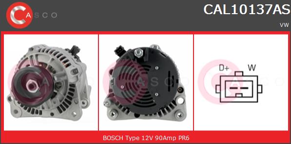 Alternator CASCO CAL10137AS