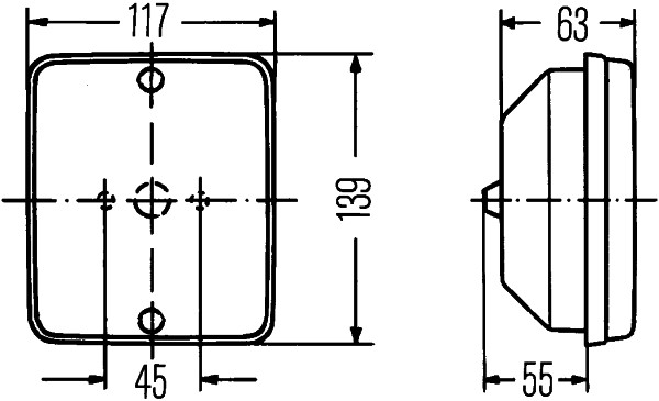 Lampa kierunkowskazu HELLA 2BA 003 236-027