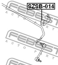 Guma stabilizatora FEBEST SZSB-014
