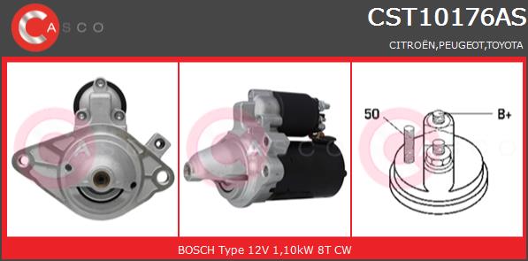 Rozrusznik CASCO CST10176AS