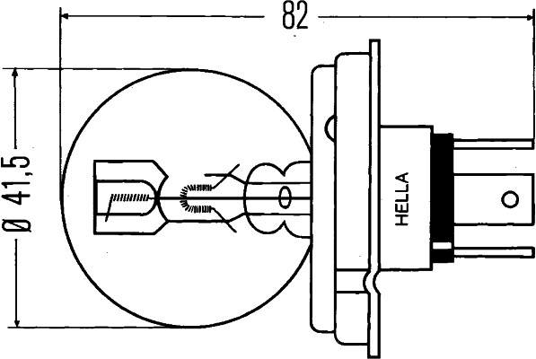 Żarówka HELLA 8GD 002 088-071