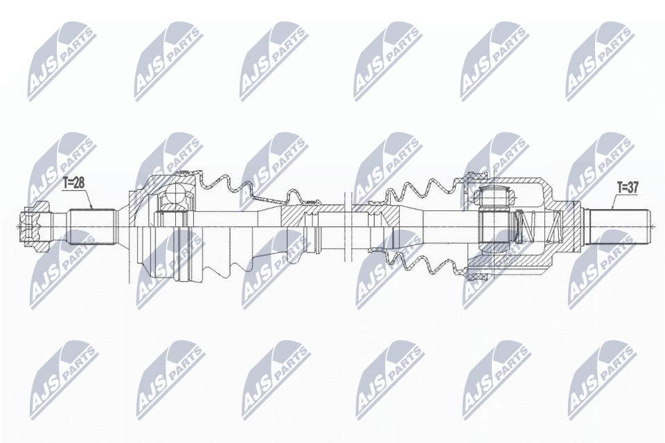 Wał napędowy NTY NPW-PE-061
