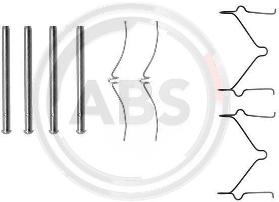 Zestaw akcesoriów montażowych  klocków hamulcowych A.B.S. 1124Q