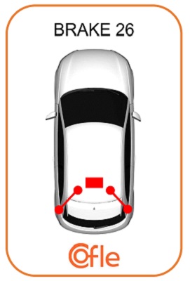 Cięgło, hamulec postojowy COFLE 92.1E.BW003