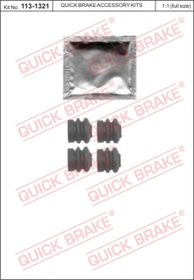 Zestaw naprawczy zacisk hamulcowy QUICK BRAKE 113-1321