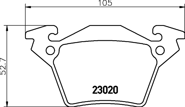 Klocki hamulcowe HELLA 8DB 355 008-641