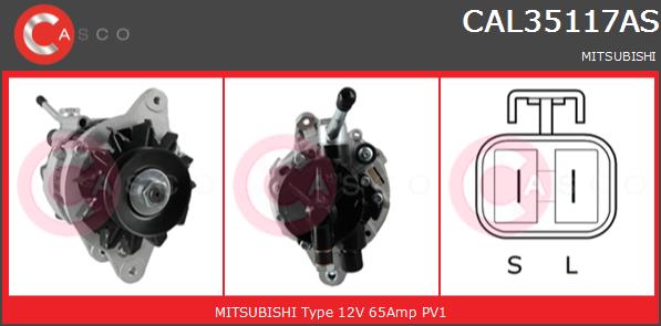 Alternator CASCO CAL35117AS