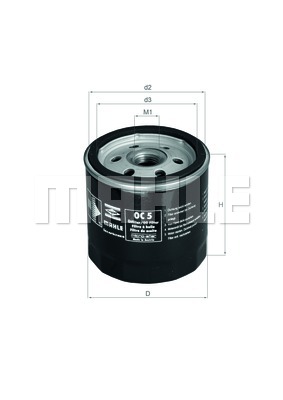 Filtr oleju KNECHT OC 5