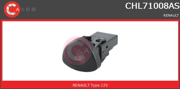 Włącznik świateł awaryjnych CASCO CHL71008AS