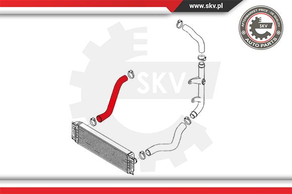 Przewód powietrza doładowującego ESEN SKV 24SKV067