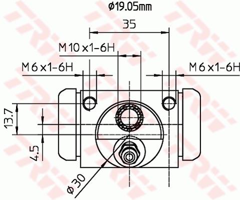 Cylinderek TRW BWD312