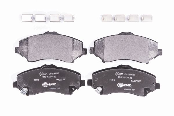 Klocki hamulcowe HELLA 8DB 355 014-321