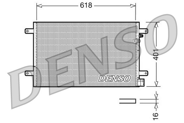 Skraplacz klimatyzacji DENSO DCN02006